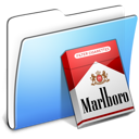 Aqua Smooth Folder Marlboro icon